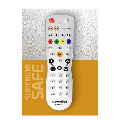 [81609] Superior Safe - universal remote control - washable