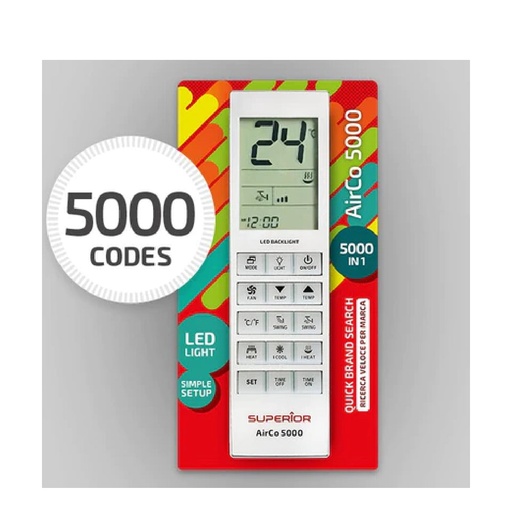 [81613] Air conditioning remote controls - Superior Airco 5000in1