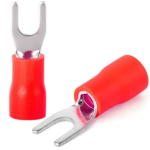 [81815] SVM 1.25-4 Y Copper Terminal Lug - Red