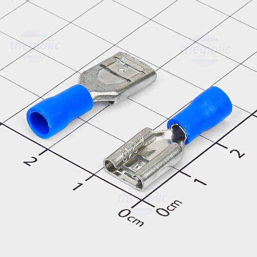 [81818] FDD2-312 - Female Pre-Insulated Wire Cable Ferrule Connector Lug Crimp Terminal - Blue