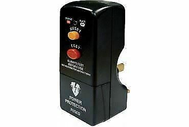 [81975] Masterplug RCD Safety Plug 13A Fused UK 3 P Black Residual Current Device