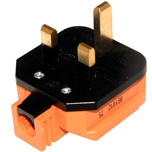 [81976] Masterplug Rewireable Heavy Duty Plug 13A Fused Orange HDPT13O PermaPlug
