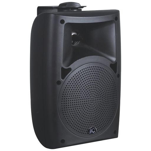 5"+1.5" Two way wall mounted  speaker,50W, 100V, ABS body, plastic grill, metal bracket, black