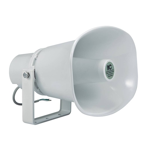 [82041] Outdoor Paging Horn Speaker, 15W-30W, 100V, IP66, ABS body, metal bracket