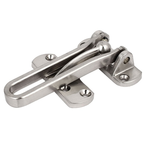 [82074] Door Guard latch for Home Hotel Security - Color: Sliver