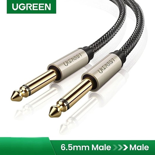 [82148] UGREEN 6.35mm Male to Male Stereo Auxiliary Aux Audio Cable 10m (Black)
