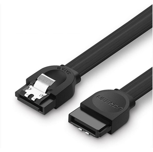[82165] UGREEN SATA 3 Data Cable 0.5m (Black)