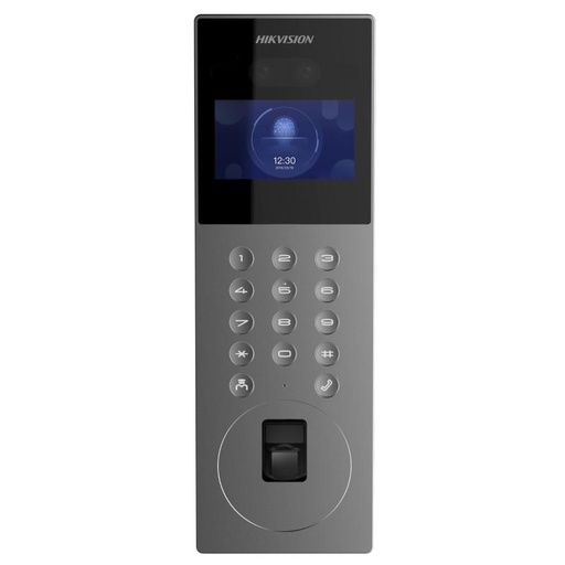 [82194] Hikvision Facial Door Station Unlock by Fingerprints, cards and face