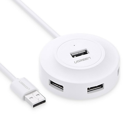 [82385] UGREEN USB 2.0 Hub 4 Ports 1m (White)