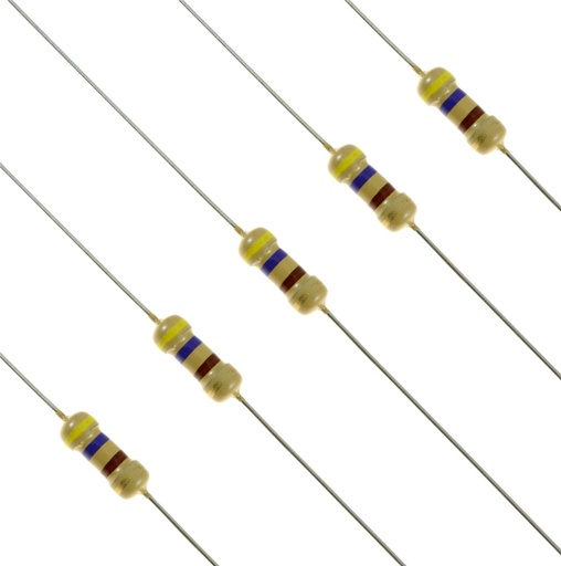 [82449] 1/4W  Carbon film resistor 43 Ohms