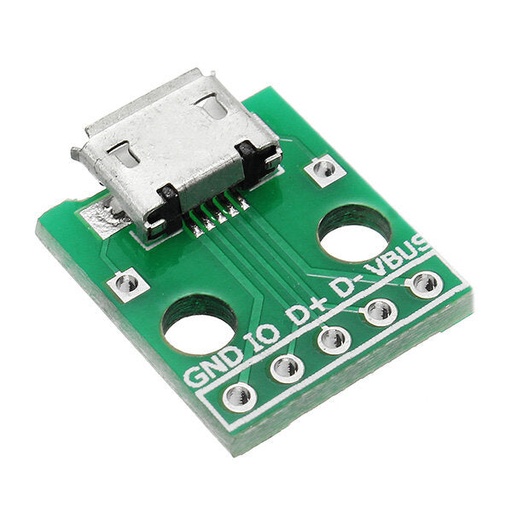 [82530] Micro USB To Dip Female Socket B Type Microphone 5P Patch To Dip