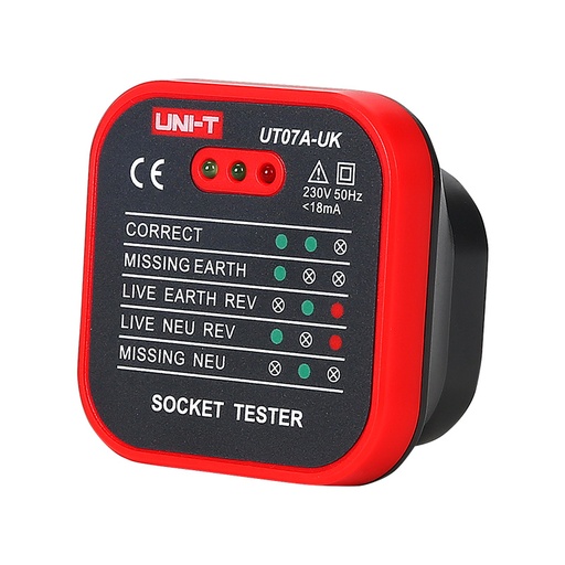 [82726] UNI-T UT07A-UK Socket Tester