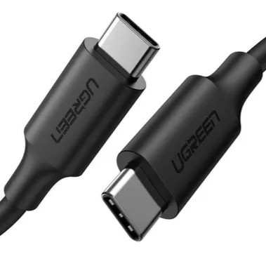 [82856] UGREEN USB 2.0 Type C to Type C Cable Nickel Plating 1m (Black)