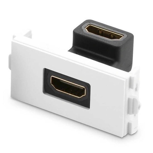 [82883] UGREEN HDMI Socket Panel Elbow (White)