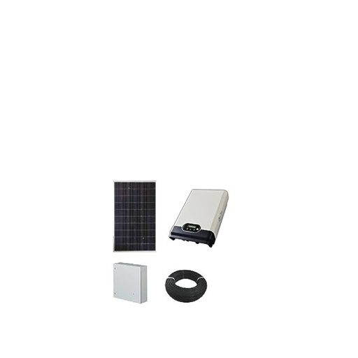 [82983] 3KW net metering gid tied solar system, single phase 3KW inverter, DC switch, Wifi module, anti-reverse device, MC4 connector, Solar PV cable 4mm2 200m(red and black 100M each), Solar PV bracket for 5 degree tilted corrugated tin roof, NXB-63 MCB, AC Surge Protection Device, Split core Sensor, Terminal Crimping Plier  - Without Solar Panels
