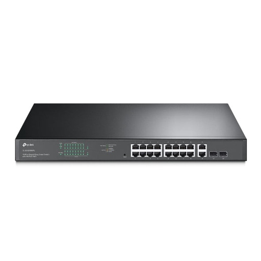 [83054] TP-LINK JetStream 16-Port Gigabit Easy Smart PoE+ Switch with 2 SFP Slots