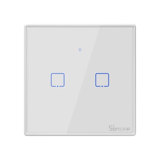 [83066] SONOFF Smart Touch Wall Switch 2 Gang White