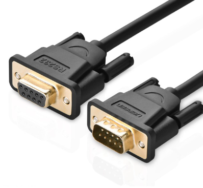 [83199] UGREEN DB9 RS232 Male to Female Cable 1.5m (Black)