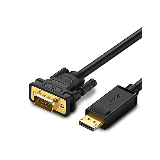 [83210] UGREEN DP Male to VGA Male Cable 1.5m (Black)