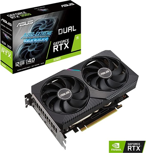 [83228] ASUS DUAL RTX3060-O12G-V2 RTX3060 OC 12GB DDR6X 192BIT VGA CARD (LHR)