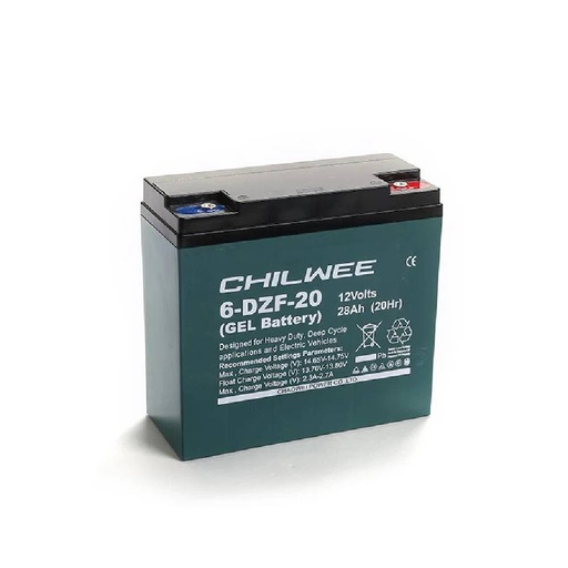 [83260] 6-DZF-20.2 Sealed E-Bike Battery 12V 20AH, Dimension: 170mm x 180mm 75mm