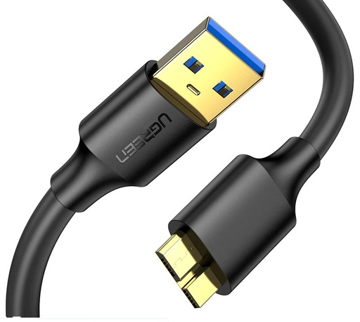 [83262] UGREEN USB 3.0 A Male to Micro USB 3.0 Male Cable 0.5m (Black)