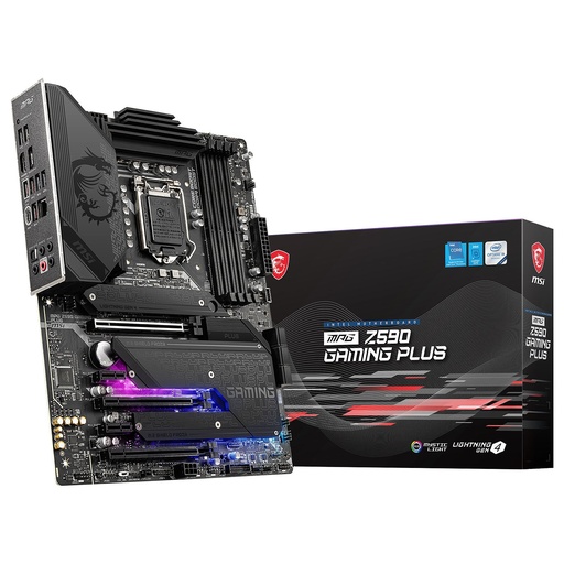 [83285] MSI MPG Z590 Gaming Plus Gaming Motherboard (ATX, 11th/10th Gen Intel Core, LGA 1200 Socket)