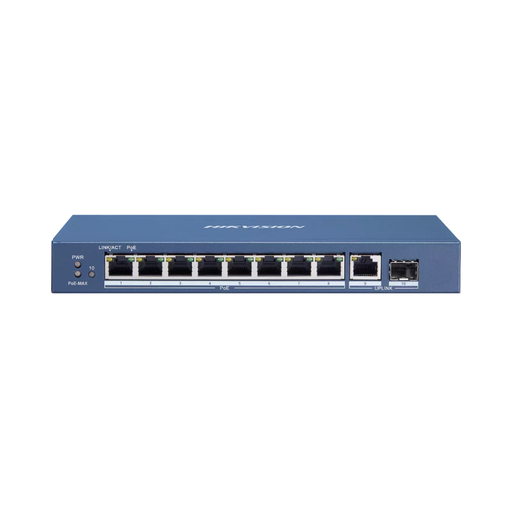 [83408] Hikvision 8 Port Gigabit Unmanaged POE Switch