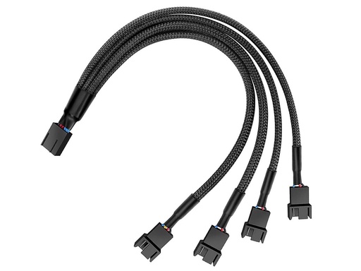 [83595] PWM Fan Splitter Cable Hub 1 to 4 Power adapter
