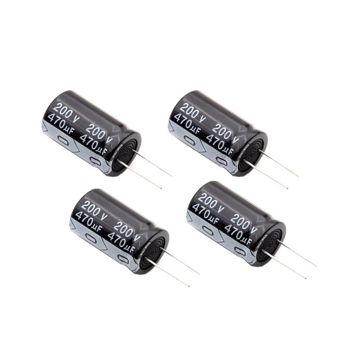 [83596] 470uf 200v Electrode Capacitor  (SIZE 10*20)