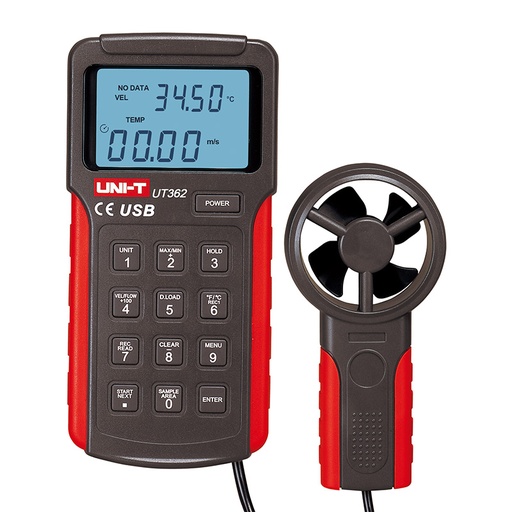[83634] UNI-T Anemometer With USB - UT362