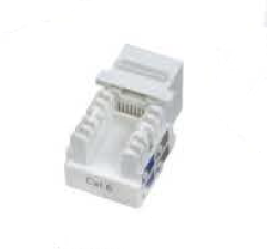 [83673] RJ45 Cat6 Keystone Jack Dual IDC (Short Type)