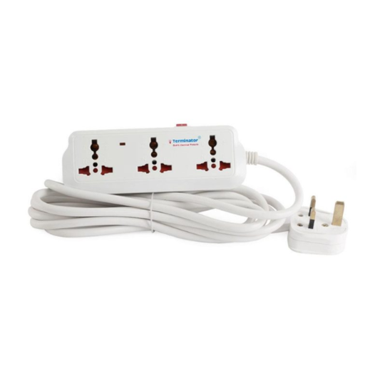 [83731] Terminator 6 Way Universal Power Extension Socket 10M Cable 13A