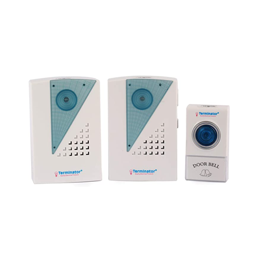 [83746] Terminator Door Bell Digital Wireless With 38 Different Melodies + 1 T with 2 R DC