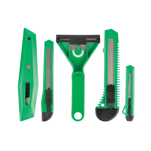 [83777] Terminator Utility Cutter 5 Pcs Set With Scraper