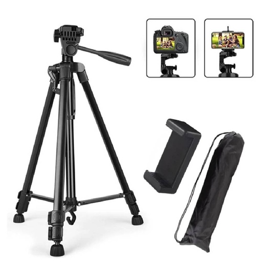 [83863] 55” Aluminum Adjustable Tripod For Phones