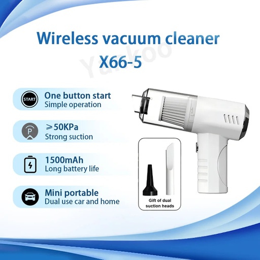 [83878] Mini Portable Vacuum Cleaneer - White