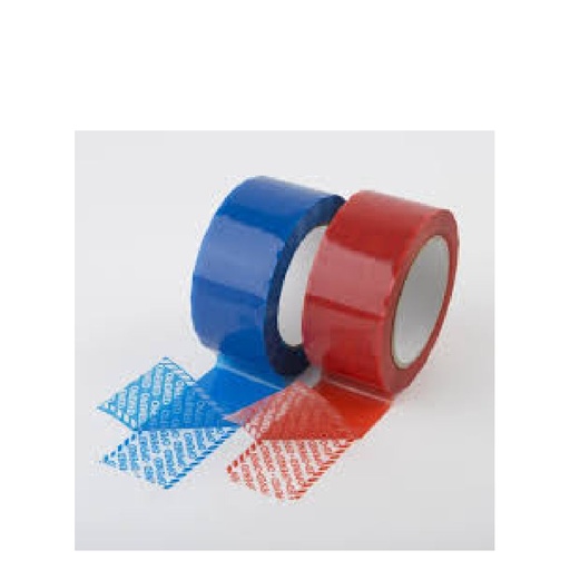 [83941] Security seal tape Roll BLUE / RED  - 48mm x 50m
