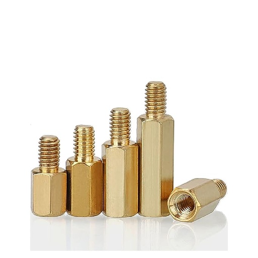 [83996] M3X15+6mm 
Brass Male to Female Thread Pillar Spacer Hex Spacer Nut