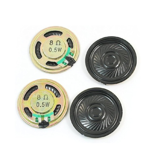 36mm 8ohm 0.5W speaker without cables