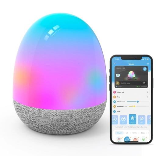 [84200] Govee RGBIC Night Light With Soothing Music & APP Control