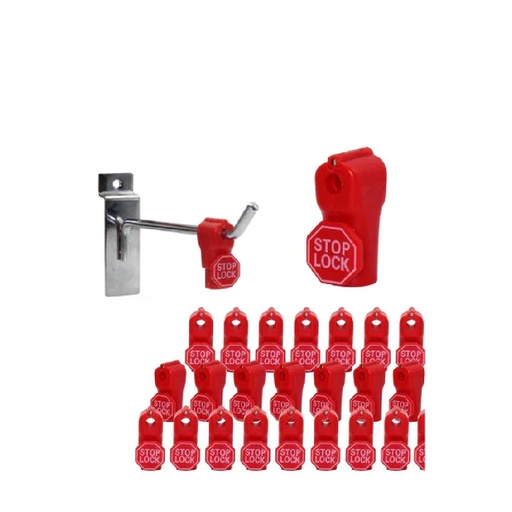 [84257] Shop Security Magnetic Lock 5mm Red Color