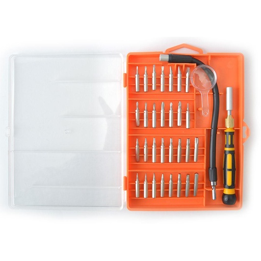 [84314] Terminator Screw Driver 33 Pcs Precision Set With 8mm Flexible Ext Shaft and Detachable Rubber Handle