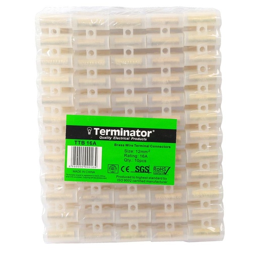 [84317] Terminal Connector Blocks 16A (12mm12 Terminals Per Strip X 10 Strips)