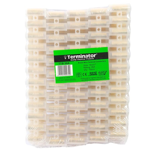 Terminal Connector Blocks 30A (16mm12 Terminals Per Strip x 10 Strips)