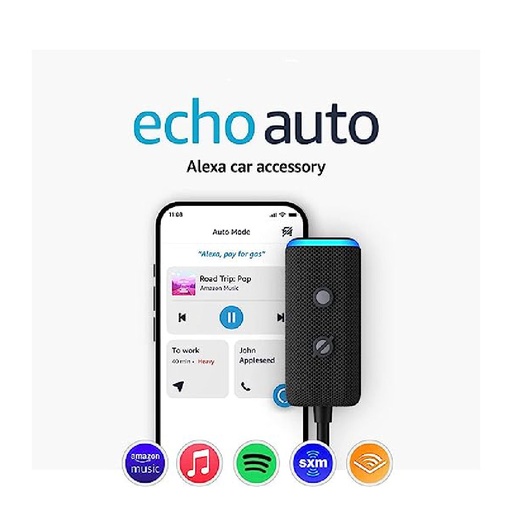 [84337] Amazon Echo Auto (2nd Gen) - Alexa Compatible