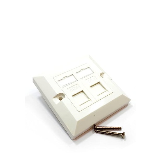 [84348] Pop Up Type Floor Socket, Power Socket UK Type + 2 Network Lan RJ45 Cat6 with keystone