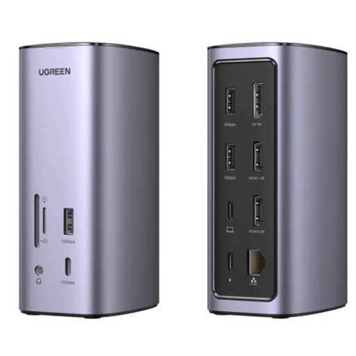 [84373] UGREEN USB C Triple Display Docking Station (13-in-1)