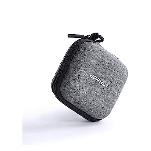 [84378] UGREEN Earphone Carrying Case Bag (Fabric) (Gray)