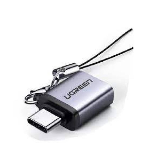 [84384] UGREEN Type C to USB 3.0 A Adapter Cable with Lanyard (Space Gray)